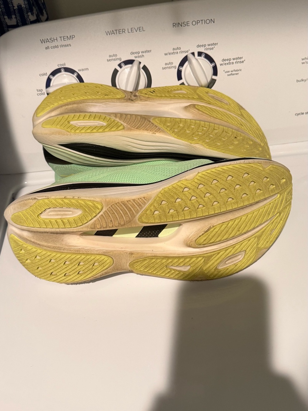 EUC HOKA Skyward X green and yellow sneakers Men’s 10.5D (Regular width) - Picture 6 of 8